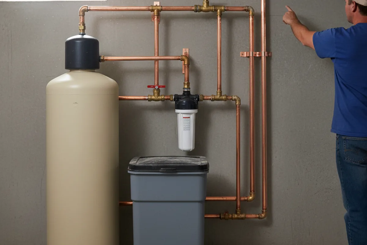 Whole-house water treatment system installed in Rule