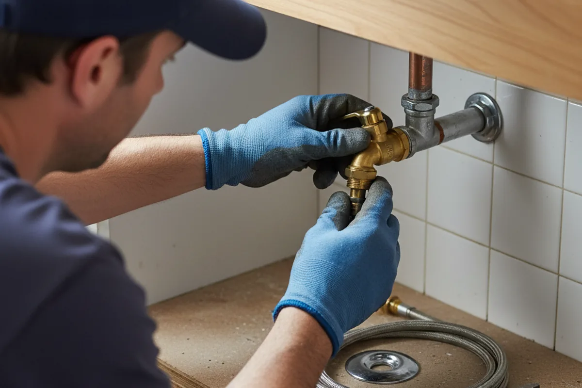 Shutoff valve and fitting work during Repiping in Rule
